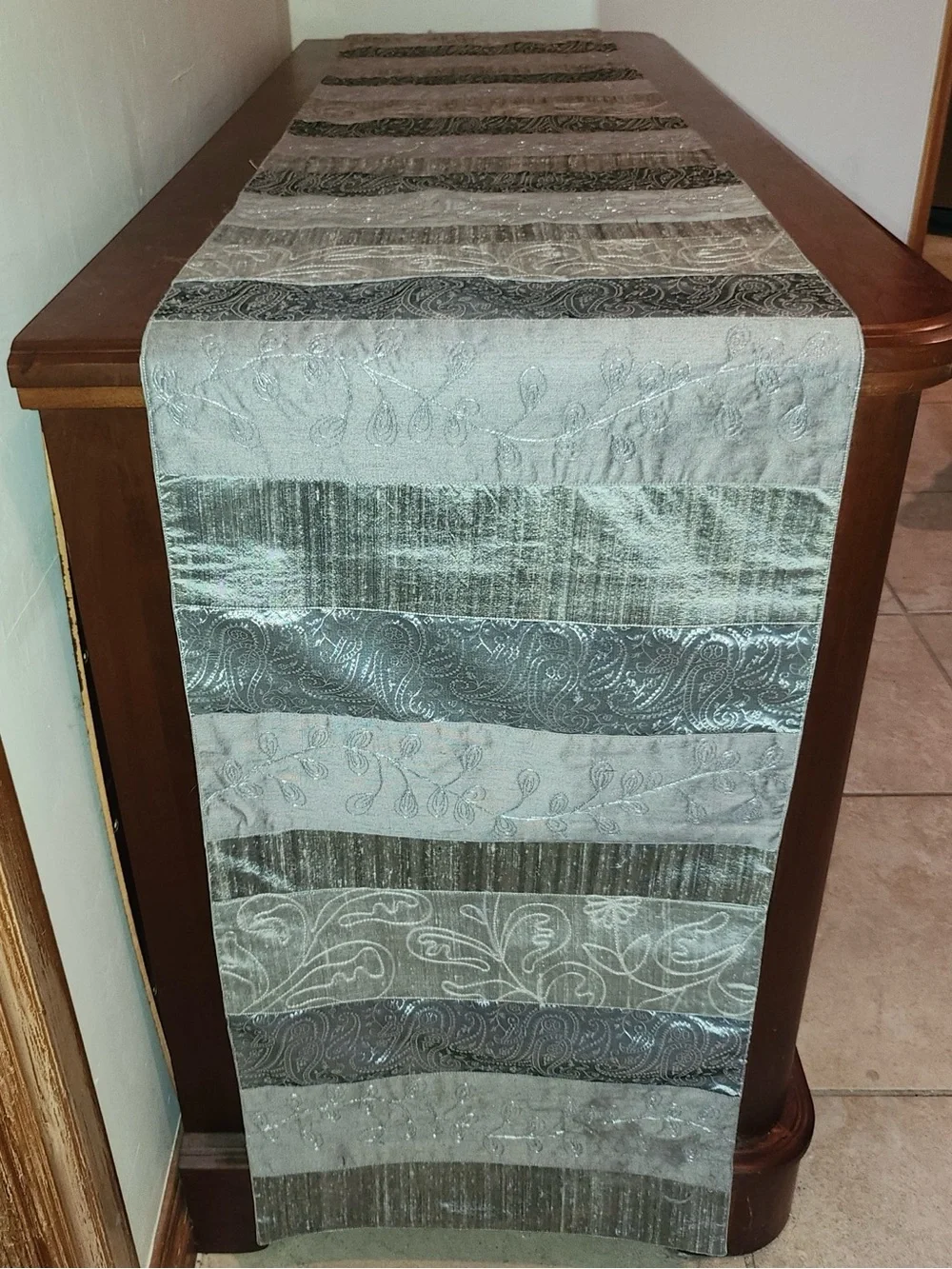 Crate&Barrel stylish silver